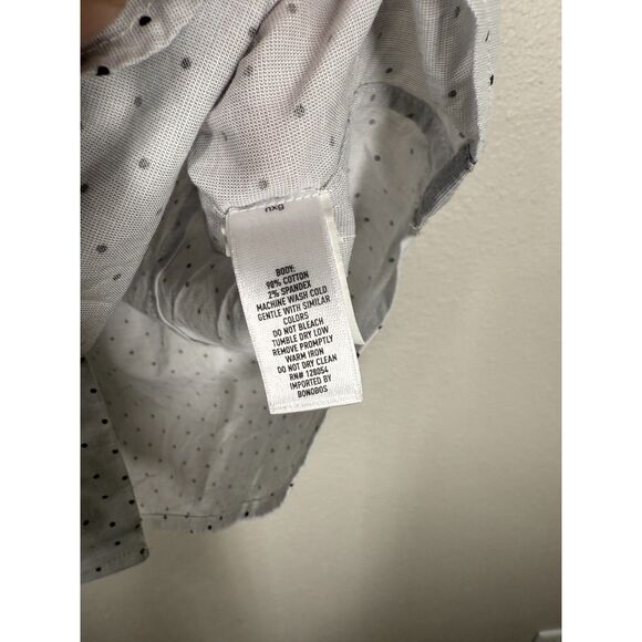 Bonobos Stretch Tailored Fit Mens Polka Dot Shirt Sz M Short Sleeve Button Up - Picture 6 of 8
